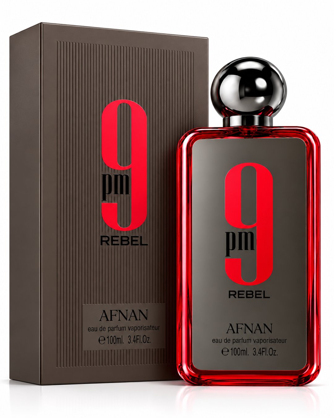 Afnan 9 PM Rebel Unisex Eau De Parfum, 3.4 Fl. Oz