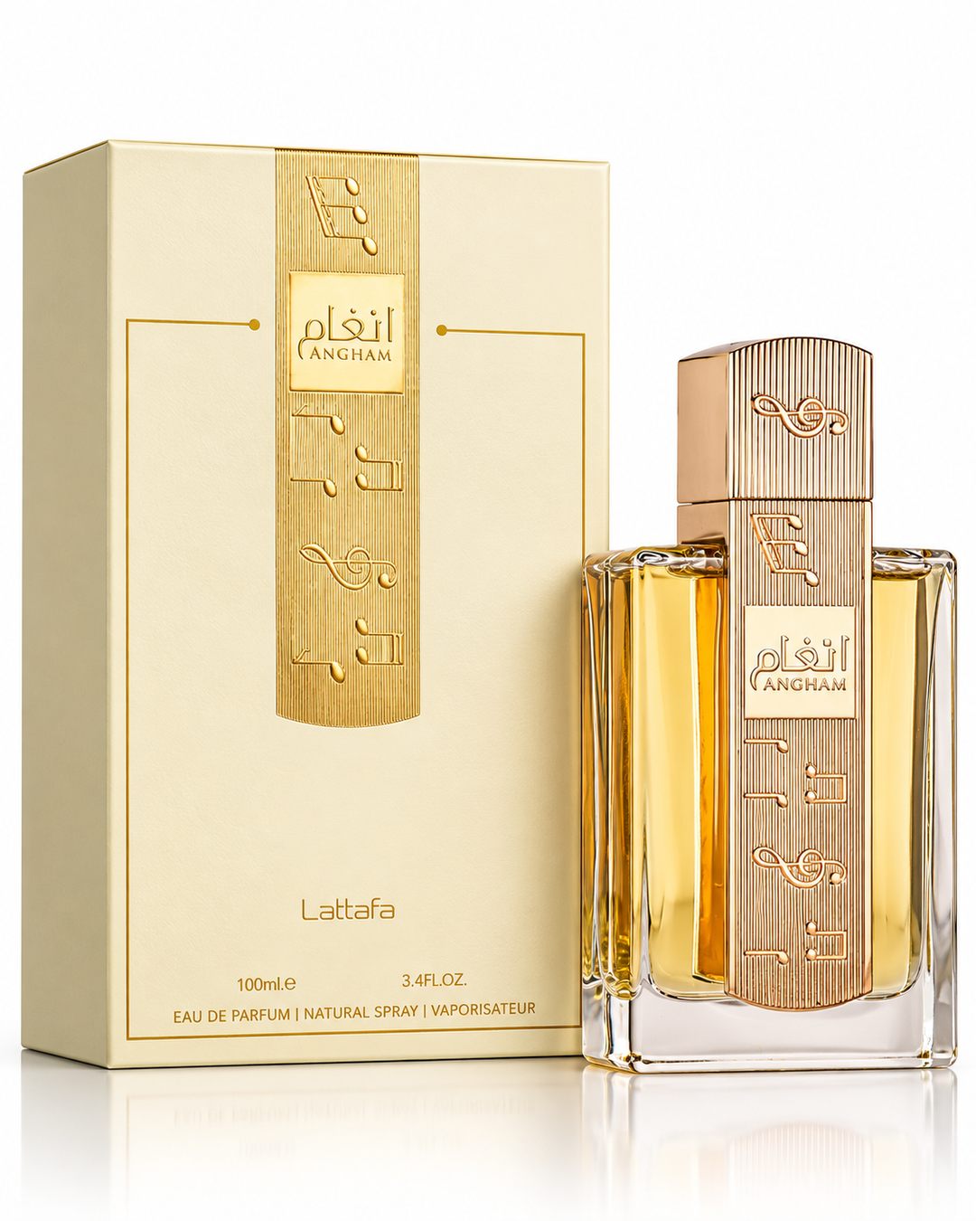 Lattafa Angham - Citrus, Lavender, Musk, Amber, Vanilla - Eau de Parfum Long-Lasting Fragrance for Unisex, 3.40 Ounce / 100 ml — 2 of 3