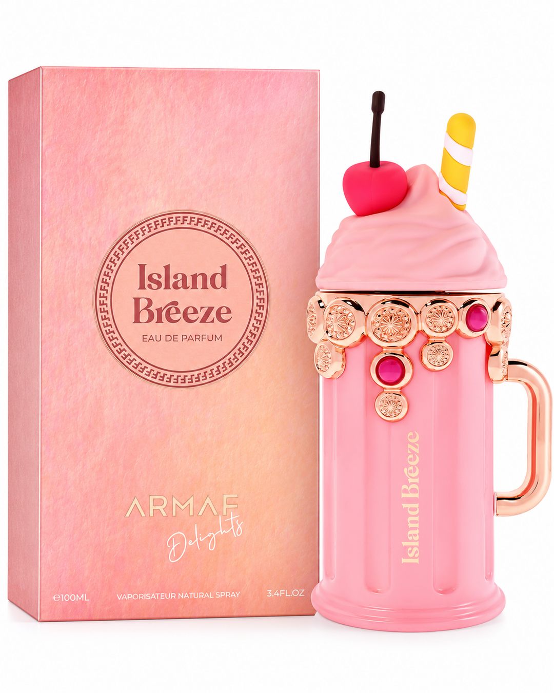 Armaf Island Breeze – Fruity, Floral, Musky – Eau de Parfum Spray Long-Lasting Fragrance for Women, 3.4 Ounce / 100 ml